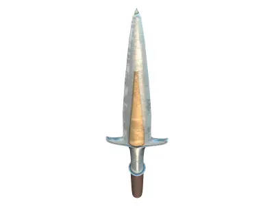 Spartan Roman Broken Spear Of Leonidas Low-poly 3D model