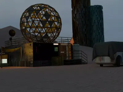 Apocalyptic Base 3D model
