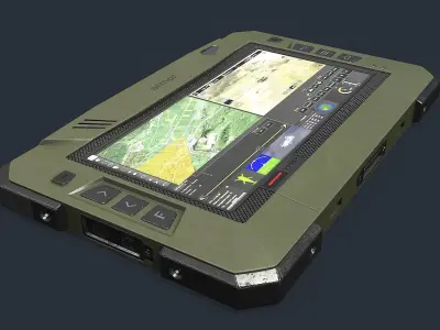 Generic Rugged Military Tablet 3D model