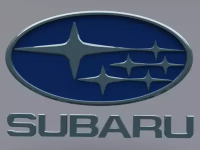Subaru Logo Set 3D model