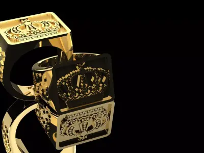 Ring Queen 3D print model