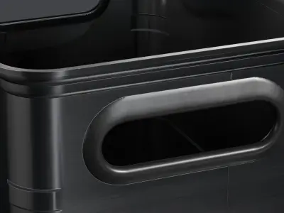 Aluminum Container 001 S 3D model