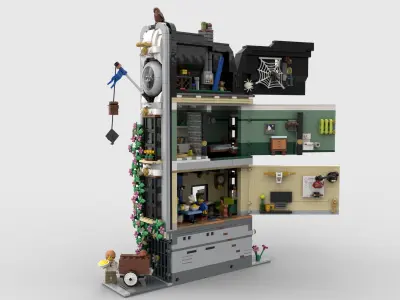student house 3D model