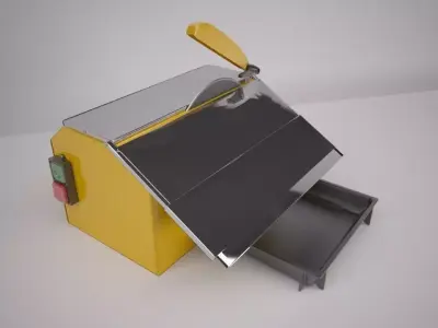 Ceramic tile saw 3D model