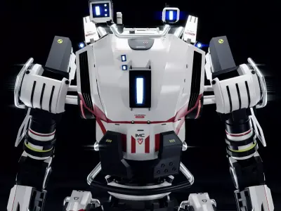 Ronin Titan Rigged Model 3D model