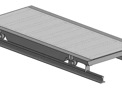 Track Maintenance Cart 5t 3D model