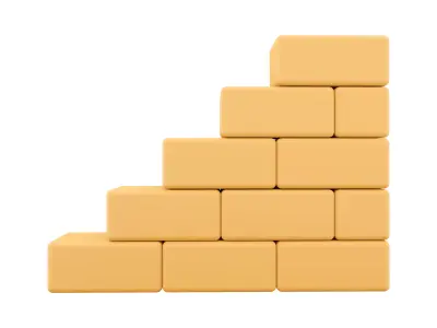  Wall  cartoon icon 3D model