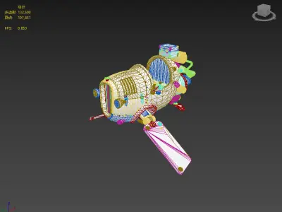 Next generation aircraft 3D model
