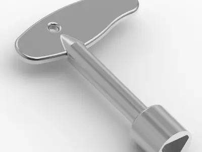 Elevator Triangle Spanner 3D print model