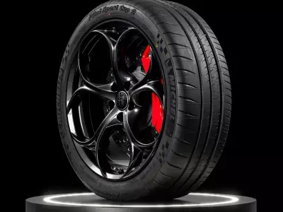 Michelin Pilot Sport Cup 2 215 40 ZR18 98Y 3D model