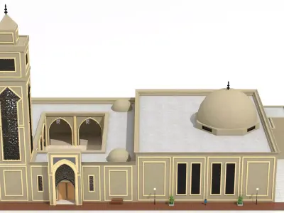 Mosque 3D model get