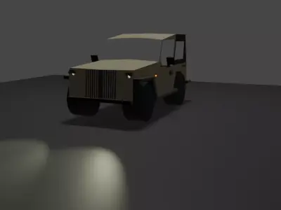 A JEEP 3D print model