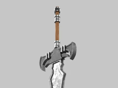 sword Low-poly 3D model 79