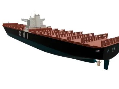 Container Ship 3D model order