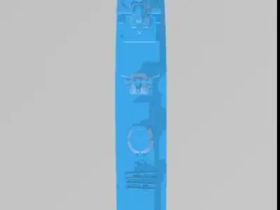 Korn Navy Ulsan-class frigate 3D print model