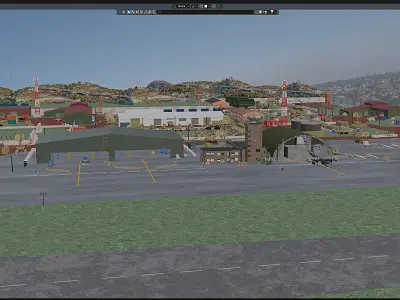 Military Air Base Free 3D model