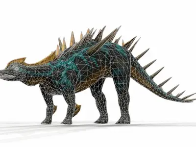 Dinosaur 50 Free low-poly 3D model