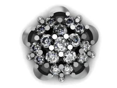 daimond nose pin 3D print model