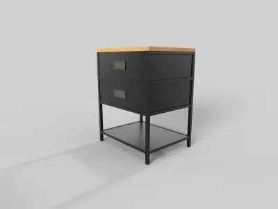 Nightstands Industrial 3D model