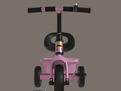 Kids Bike 3D model get