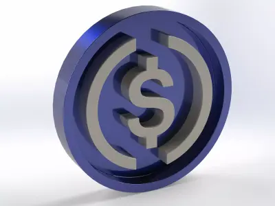 USDC 3D Part STL and IGES 3D print model 3D print model
