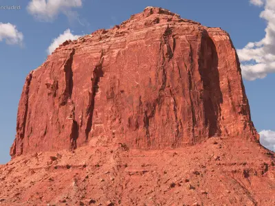  Monument Valley Merrick Butte Rock Formation 