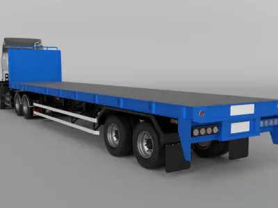 ISUZU DECA GXZ 360 10 wheel tractor 3D model