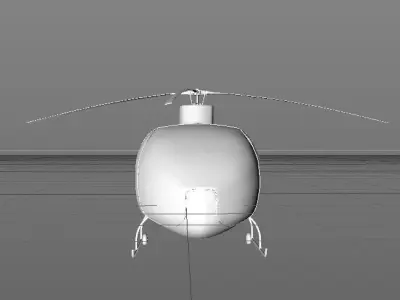 Helicopter 3D model by BPep from CGTrader