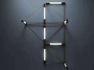 Meta Wall Lamp Free 3D model