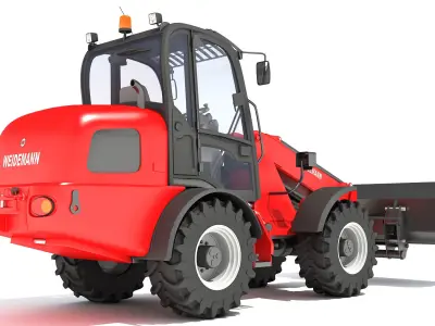 Telehandler Scoop Bucket 3D model