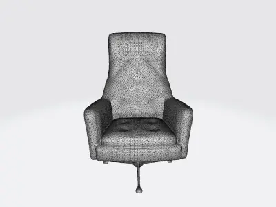  A Classic Modern Task Chair 3d Render 3D model