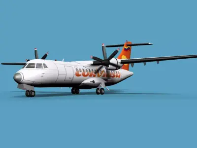 ATR  ATR-42-500 Conviasa 3D model