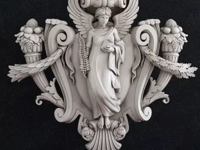 Statue Athena Muse  Goddess Virgo Muza 3D print model