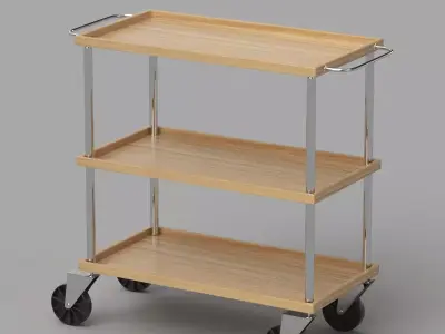 Service Trolley 3D model purchase