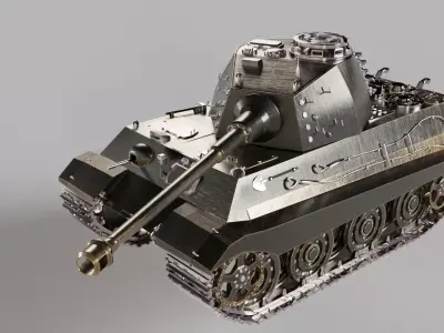 Tiger 2 3D model