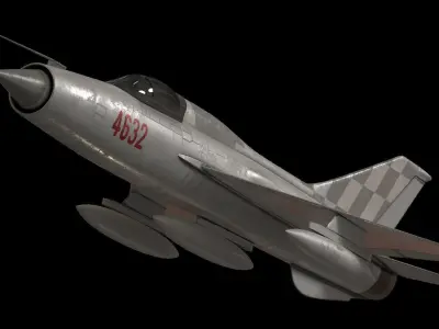 Mig 21 3D model purchase