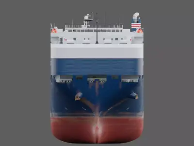 Vehicles Carrier Low-poly 3D model