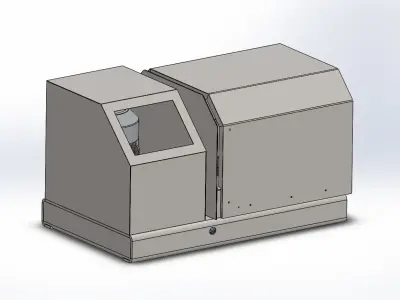nano grinding mill for mineral 3D model