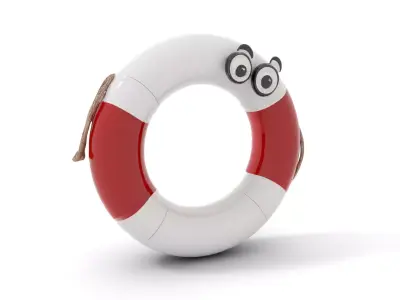 Playful Lifebuoy model pack Low-poly 3D model