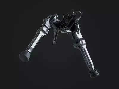 Bipod Cadex Defence Falcon  Low-poly 3D model