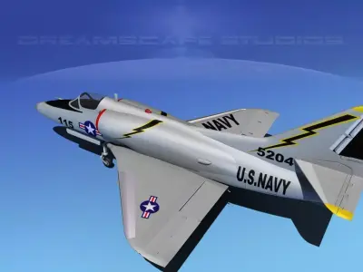 Douglas A-4E Skyhawk SOPV01 3D print model