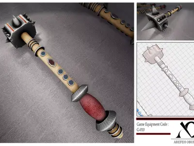Equipment Game Code G-010 Low-poly 3D model