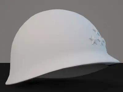 M1 helmet - Patton 3D model