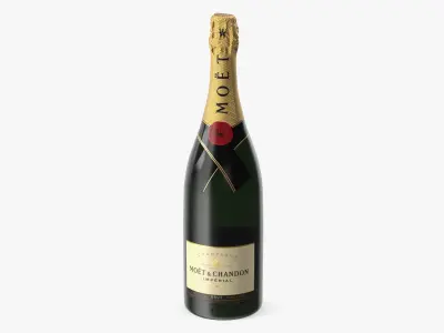 Champagne Bottle Moet and Chandon Brut Imperial 3D model