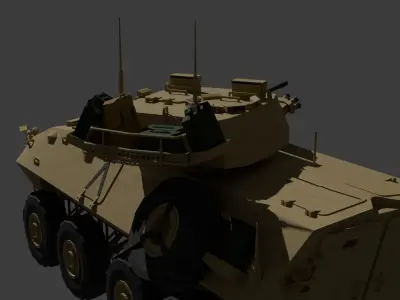Lav-25 Desert 3D model