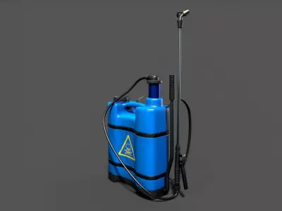 Paint Sprayer Low-poly 3D model