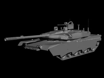 M1AX Abrams X Main Battle Tank 3D model