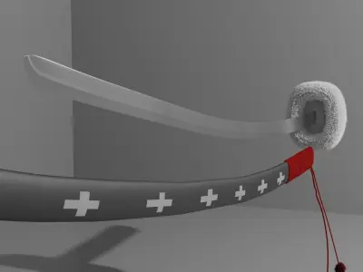 Trafalgar Law Katana - One piece Low-poly 3D model