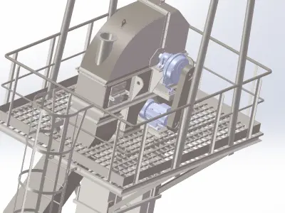 bucket elevator 3D model