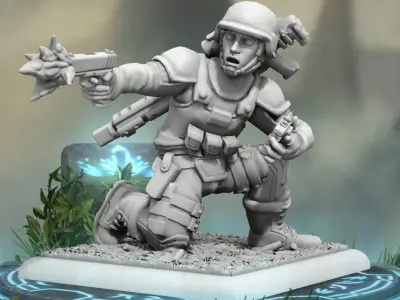 Tactical Unit Calling for support 3D model